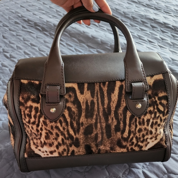 Gucci Boston heritage medium bag,Pony hair ,Leopard print leather condition 8/10 - Picture 2 of 14